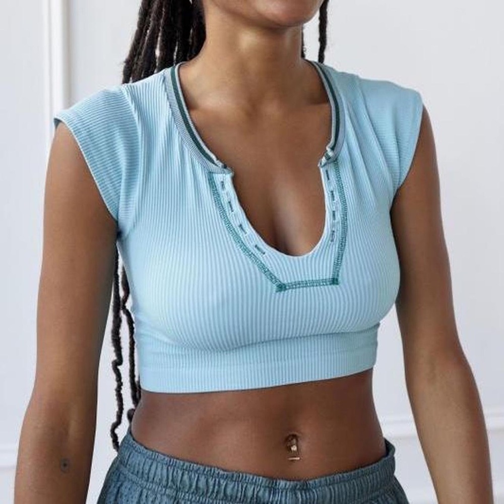 Urban outfitters out from under seamless top in blue